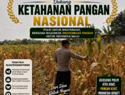 Polri Dukung Astacita, Polsek Semanding Polresta Tuban Turun Cek Tanaman jagung milik Warga di Desa Ngino