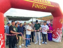 Amankan Pameran Bonsai HUT RI ke-81, Kapolsek Sumbawa Dampingi Wabup Buka Event Seni di Desa Pungka