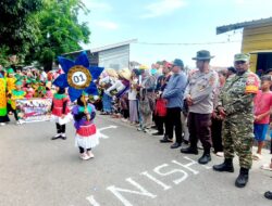 Semarakkan HUT RI ke-81, Waka Polsek Alas Hadiri dan Amankan Lomba Karnaval Budaya Tingkat PAUD–TK di Kalimango