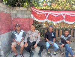 Sat Binmas Polres Dompu Tingkatkan Sinergitas Kamtibmas Bersama Satpam Bulog dan Masyarakat Desa Manggeasi