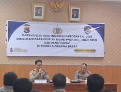 Tingkatkan Akuntabilitas Dan Pengelolaan Anggaran, Polres Sumbawa Barat Gelar Kegiatan Supervisi Dan Asistensi Bidang Progar T.A. 2026