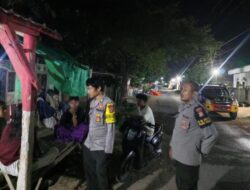 Cipta Kondisi diwilayah Hukumnya Polsek Monta Pertebal Patroli KRYD Malam Hari