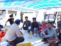 Pasca Gempa, Sat Polairud Polres Bima Kota Imbau Nelayan Tetap Waspada