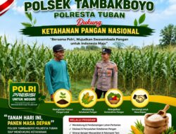 Polsek Tambakboyo Polres Tuban Turun Cek Tanaman jagung Warga di Desa Ngulahan