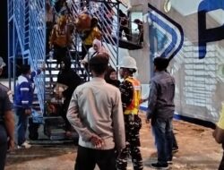 Polsek Kawasan Pelabuhan Laut Bima Amankan Embarkasi dan Debarkasi Penumpang KM AWU