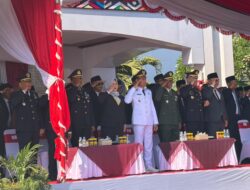 Wakapolres Bima Kota Hadiri Upacara HUT ke-81 Kemerdekaan RI Tingkat Kabupaten Bima