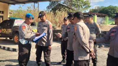 Polsek Asakota Periksa Handphone Personel, Cegah Judi Online dan Pinjaman Online