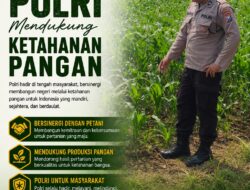 Polri Dukung Astacita, Polsek Merakurak Polres Tuban Turun Cek Tanaman Jagung Warga di Desa Tuwiri Wetan