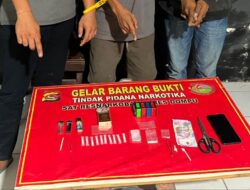 Satresnarkoba Polres Dompu Ungkap Peredaran Sabu 5,45 Gram di Desa Katua, Tiga Terduga Diamankan