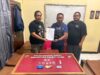 Polsek Tambora Serahkan Lima Pocket Narkoba Jenis Shabu Yang Diamankan Dari Pendaki Gunung Tambora ke Satresnarkoba Polres Bima Kabupaten