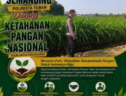 Polri Dukung Astacita, Polsek Semanding Polresta Tuban Turun Cek Tanaman jagung milik Warga di Desa Ngino