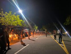 Menekan Potensi Kejahatan Malam Hari dan Jaga Kondusifitas Kamtibmas Piket Gabungan Fungsi Polres Bima Kabupaten Pertebal Patroli KRYD