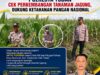 POLISI RW POLSEK KENDURUAN POLRESTA TUBAN CEK PERKEMBANGAN TANAMAN JAGUNG, DUKUNG KETAHANAN PANGAN NASIONAL
