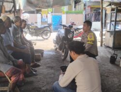 Bhabinkamtibmas Desa Parangina Sambangi Warga, Ajak Bersama Jaga Kamtibmas
