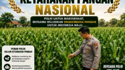 DUKUNG KETAHANAN PANGAN NASIONAL, BHABINKAMTIBMAS DESA NGAWUN POLSEK PARENGAN POLRESTA TUBAN MONITORING LAHAN JAGUNG MILIK PETANI DI DESA NGAWUN KEC. PARENGAN.