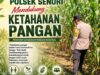 Mendukung Program Ketahanan Pangan Nasional Anggota Bhabinkamtibmas Polsek Senori Polresta Tuban Lakukan Pemantauan Tanaman Jagung Warga Desa Sendang