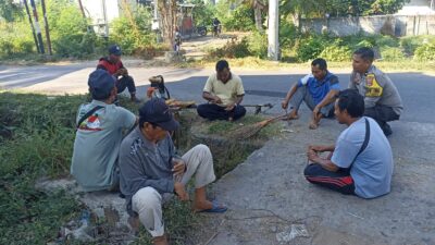 Bhabinkamtibmas Sambangi Warga di Dusun Dasan Makam Utara, Ajak Masyarakat Jaga Kamtibmas