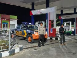 Polsek Praya Barat Daya Patroli SPBU, Antisipasi 3C dan Gangguan Kamtibmas