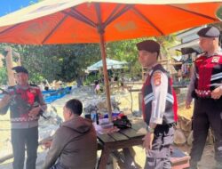 Libur Akhir Pekan, Polisi Gelar Patroli Wisata di Pantai Balat, Pastikan Pengunjung Aman Berwisata