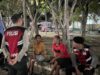 Berikan Keamanan dan Kenyamanan Masyarakat, Polisi Sumbawa Barat Patroli Malam di Taman Tiangnam
