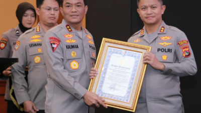 Kapolres Lombok Timur Raih Penghargaan Pelayanan Prima Predikat A dari Kapolri