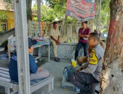 Bhabinkamtibmas Desa Banjarsari Sambangi Warga Dusun Dasan Sawe, Serap Informasi Kamtibmas Jelang Pilkades Serentak 2027