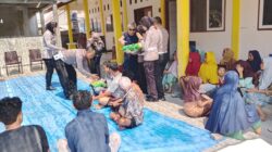 Sambut HUT Lalu Lintas ke-71, Bhabinkamtibmas Dampingi Penyaluran Sembako bagi Lansia dan Disabil