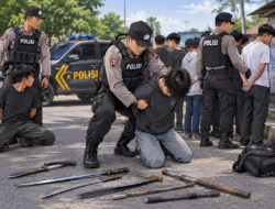 Cegah Tawuran Bermotif Sajam, Polsek Alas Amankan Kelompok Remaja dan Gelar Mediasi Damai