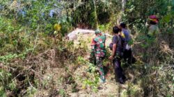 Lahan Wakaf Terbakar, TNI-Polri, Damkar dan Warga Bergerak Cepat