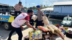 SAT POLAIRUD POLRES DOMPU HADIR DI TENGAH MASYARAKAT, BERIKAN IMBAUAN KESELAMATAN KEPADA NELAYAN DAN PENGAMANAN PELABUHAN CALABAI