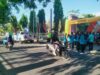 Amankan Jalan Sehat HUT SMA 3 Sumbawa, Sat Samapta Polres Sumbawa Jamin Kelancaran Lalu Lintas