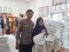 Monitoring Penyaluran Bantuan Beras Bagi Warga Binaan, Bhabinkamtibmas Polsek Monta Sampaikan Himbauan Kamtibmas