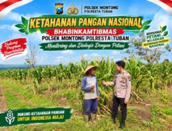 *Polsek Montong Polresta Tuban Turun Cek Tanaman jagung Warga di Desa Bringin*