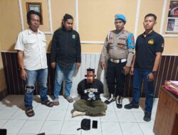 Gerak Cepat Polsek Plampang Bekuk Seorang Residivis Pencurian Tas dan HP di Puskesmas Maronge