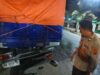 Respon Cepat Laporan Warga, Polsek Sape Evakuasi Lakalantas Pemotor dan Truk