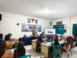 Beri Pembekalan LDKS di SMPN 1 Alas, Bhabinkamtibmas Ingatkan Pentingnya Manajemen Diri dan Waspada Bahaya Anjing Liar