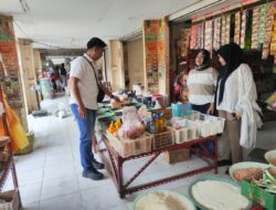 Polres Lombok Utara Cek Harga dan Stok Beras di Pasar Tanjung, Pastikan Pasokan Aman
