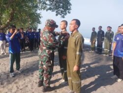 Pantai Kuranji Jadi Arena Pembentukan Mental Taruna