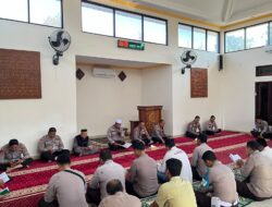 Polres Bima Kota Rutin Laksanakan Binrohtal, Perkuat Mental dan Spiritual Personel