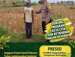 Dukung Astacita, Polsek Jatirogo Cek Langsung Ladang Jagung Warga Desa Demit