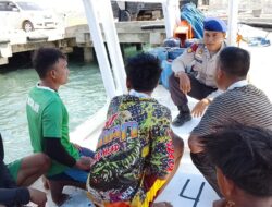 Sat Polairud Polres Bima Kota Sambangi Nelayan di Pelabuhan Sape, Ingatkan Keselamatan Berlayar
