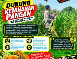 Dukung Astacita, Polsek Palang Polresta Tuban Pantau Langsung Lahan Jagung milik warga Desa Tasikmadu