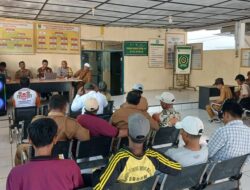 Bhabinkamtibmas Polsek Sanggar Hadiri Pembentukan Panitia MTQ Tingkat Desa Piong Tahun 2026