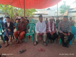 Polsek Lambu Sambang Duka, Sampaikan Belasungkawa kepada Keluarga Warga Desa Sumi
