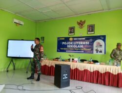 Babinsa Sekotong Ajak Pelajar Gemar Membaca dan Berprestasi