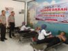 Sambut Hari Jadi Humas Polri ke-75, Polres Lombok Timur Gelar Donor Darah dan Aksi Sosial