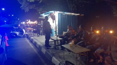 Cegah Gangguan Kamtibmas dan Aksi 3C, Polsek Labuhan Badas Gelar Patroli Blue Light di Titik Strategis