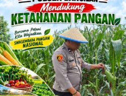 Anggota Bhabinkamtibmas Polsek Senori Polresta Tuban Lakukan Pemantauan Tanaman Jagung Warga Desa Leran Dukung Program Ketahanan Pangan