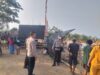 Pastikan Pertandingan Berjalan Lancar, Personil Polsek Labuan Badas Laksanakan Pam Sepak Bola