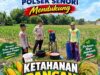 Unit Binmas Polsek Senori Polresta Tuban Membantu Proses Pemupukan Tanaman Jagung Warga Desa Jatisari